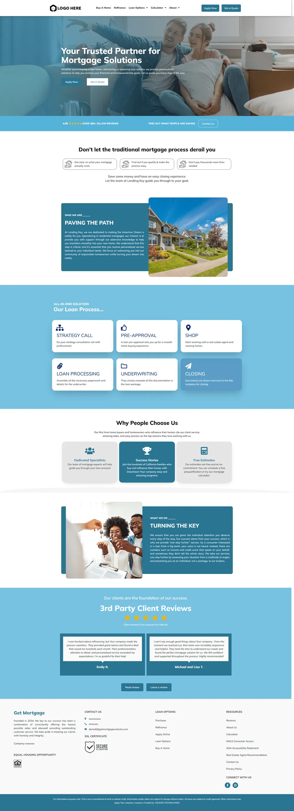 Design 6 mortgage website demo