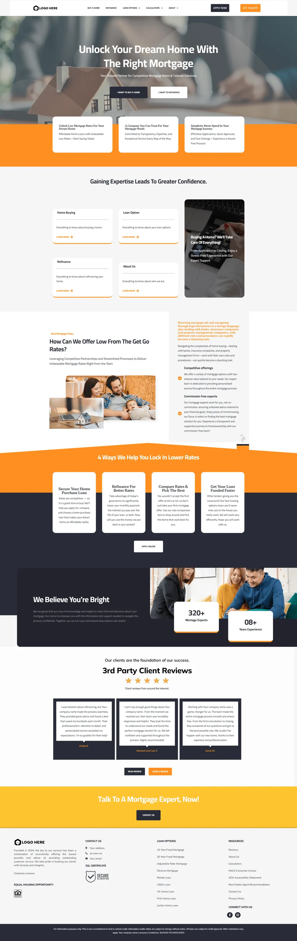 Design 9 mortgage website design preview