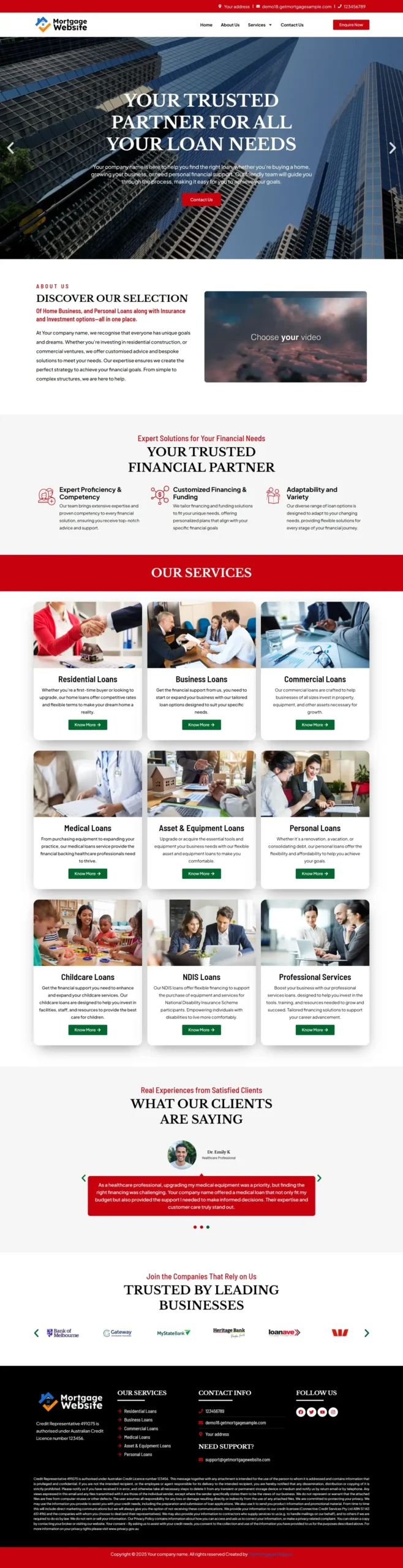 Design 18 mortgage website design preview