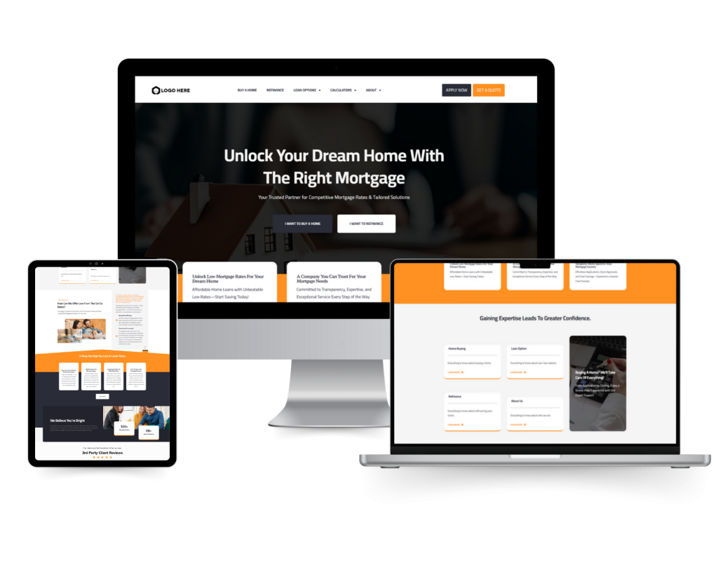 Mortgage Website Templates
