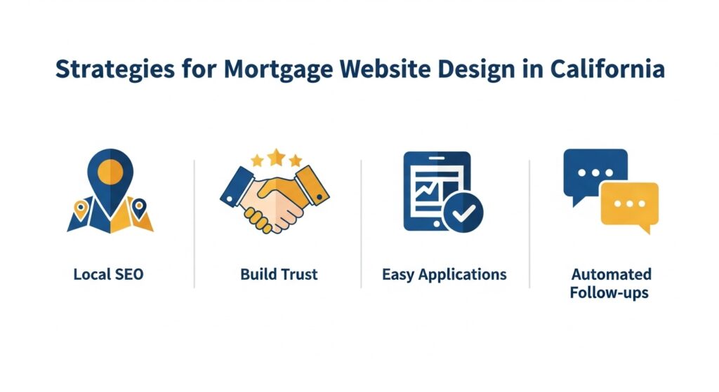 mortgage website design California