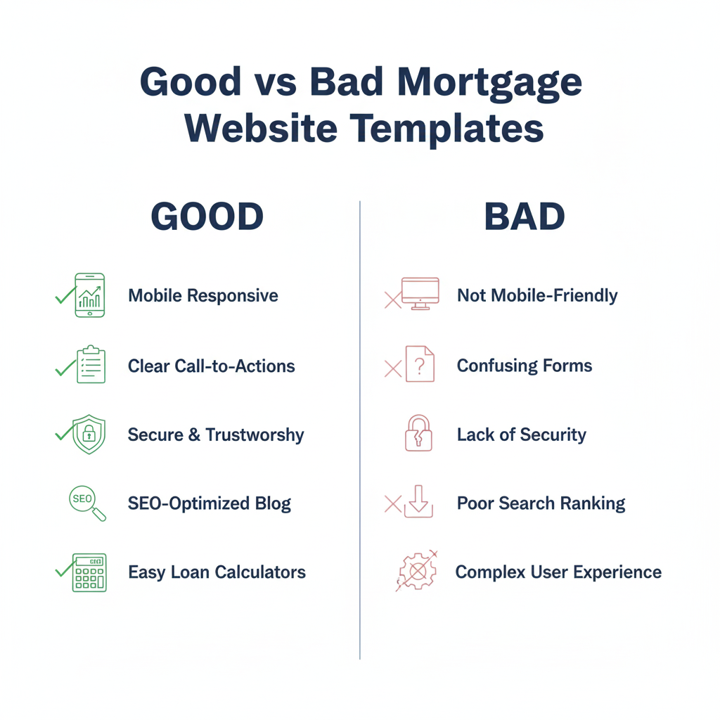mortgage website template
