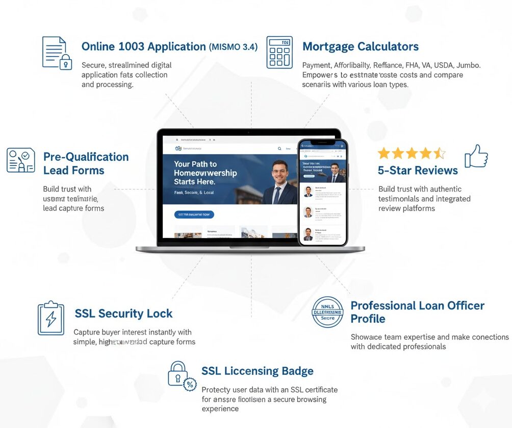 mortgage website design