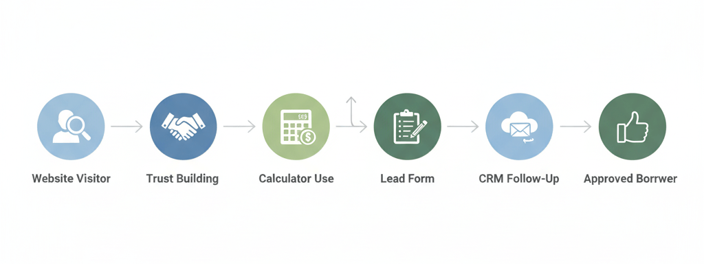 develop mortgage website