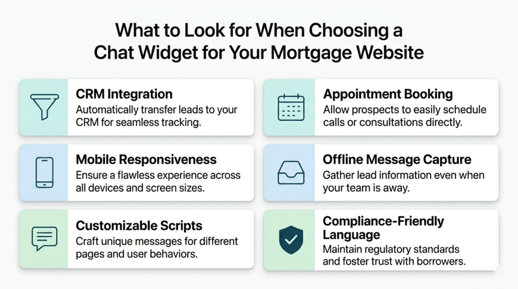 Mortgage Website Chat Widgets